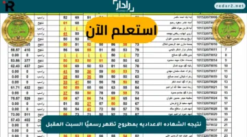 نتيجة الشهادة الإعدادية بمطروح تظهر رسميًا السبت المقبل
